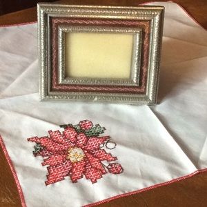 Hammered Silver Picture Frame
